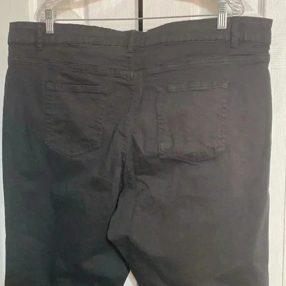 Evan’s denim bootcut short black jean pants - Picture 6 of 11